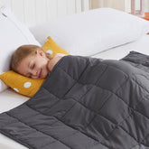 CuteKing weighted blanket product shot shows 7lbs 40x60 grey design