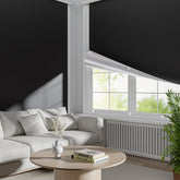 Dailycooper portable blackout curtains darken a bedroom for better sleep.