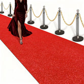 DAKKIONY red carpet runner 3x10ft with roll shipping prevents creases.