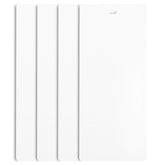 DALIX 82.5-inch white vertical blinds slats for easy replacement on sliding doors.