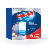 DampRid Lavender Vanilla hanging bag front view absorbing moisture to reduce odors