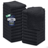 Dan River charcoal washcloth pack 1: plush, absorbent face cloth for daily use