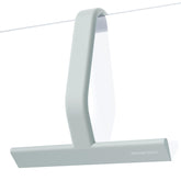 dancemoon JustHang squeegee over glass door for instant cleaning access.