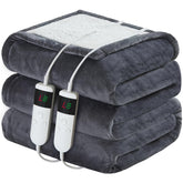 DANENOSA electric blanket showing multiple heat levels for personalized warmth
