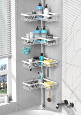 DAOYA shower caddy corner with 4-tier shelves for organized bathrooms