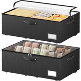 Dayacoco under-bed storage with wheels showing easy access and organization