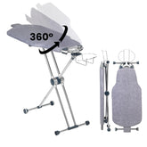 Dazzl 360 dual-sided ironing board torso for versatile, full-angle pressing.