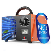 DDHTSAL ozone generator front view shows compact design for easy placement.