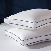 Decroom king-size goose down fiber pillow set of 2 with hotel-quality softness for restful sleep