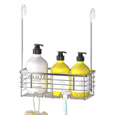 DELLAN hanging shower organizer over door, versatile storage option