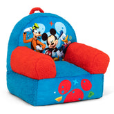 Delta Children Cozee Buddy Chair Mickey Mouse front graphic for cozy reading