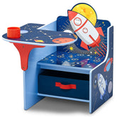 Delta Children Space Adventures chair desk assembly view showing kid-friendly setup