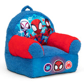 Delta Children Spidey Cozee Buddy Chair blue hero image showing kid-friendly seating