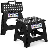 Delxo 11-inch folding step stool open height for kitchen reach
