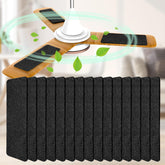 Demiwise ceiling fan filter pad on blade for cleaner air