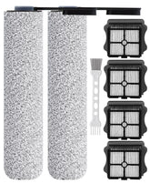 Dentego one-s5 blue roller brush cleans hardwood, tile, and rugs with ease