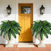 Der Rose 45-inch outdoor fern with 60 leaves for a lush porch display.