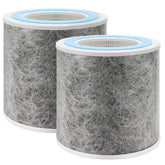 DerBlue 2pack HP100/HP102 replacement filter for Shark purifiers quick swap
