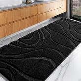 DEXDE bathroom runner 24x60 front view shows soft microfiber texture