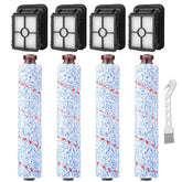 Dhoua CrossWave brush rolls four pack for consistent multi surface cleaning
