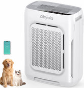 Dhyala air purifier front view with strong purification for large rooms