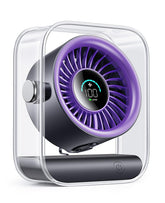 DIGIX portable desk fan front view showing compact, personal cooling for a desk