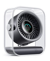 DIGIX portable desk fan with turbo airflow for instant cooling