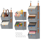 DIMJ Hanging Closet Organizer assembly demonstrates modular, customizable storage for compact spaces.