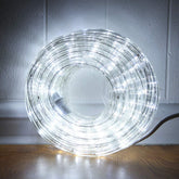 DINGFU 33ft LED rope light for outdoor use on deck with durable waterproof design