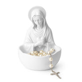 DINGSEN Virgin Mary Jewelry Holder detailed statue for organized rosaries.