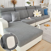 Disayu texture gray fabric close-up showing protective cover for sofa