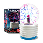 Discovery Plasma Globe Lamp shows touch interaction and glowing light for learning