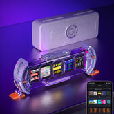 Divoom Times Gate cyberpunk desk clock with five colorful screens for a standout gaming setup