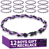 Dixlp baseball necklaces pack tornado design close-up highlighting textured braid for team pride