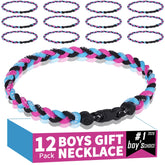 Dixlp pink tornado baseball necklace offers comfy all-day wear at games.