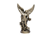 Dlfghos St Michael Archangel statue; 12.2in tall, bold centerpiece for your home.