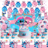 DMORED Stitch banner for a bright, festive party setup.