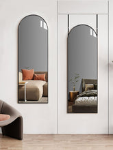DMWOODFL over-the-door arch mirror with full-length view for outfit checks