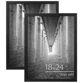 DOAI ART 18x24 poster frame front view highlights your artwork