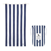 Dock and Bay cabana towel flat lay, sand-free beach companion.