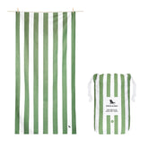 Dock & Bay Beach Towel Cabana close-up showing sand-free weave for beach use.