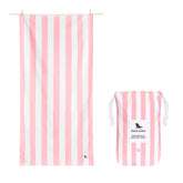Dock & Bay cabana light Malibu pink towel for beach lounging and quick drying