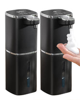 DODO MEKIA front view of the 2 pack foaming dispenser showing touchless operation