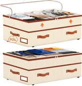Dolicer under-bed storage two-pack with wheels for easy access
