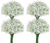 DomeStar artificial baby’s breath white blooms for wedding bouquets