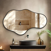 Dorlicecass irregular wall mirror cloud-shape for modern decor