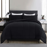 DOWNCOOL Queen comforter packaged for easy setup and instant fluff