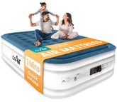 Dr. air Queen Air Mattress with built in pump for fast, quiet setup.