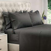 DreamCare king size 6 piece set with soft microfiber for wrinkle-free bedding.