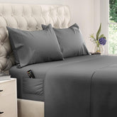 DREAMCARE king-size sheets set in soft-microfiber delivers luxurious, long-lasting comfort.